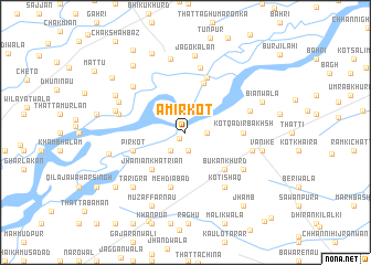 map of Amīr Kot