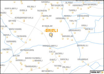 map of Əmirli