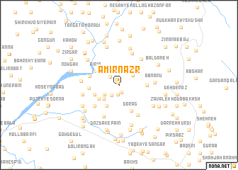 map of Amīr Naz̄r