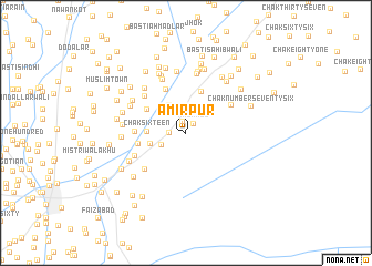 map of Amīrpur