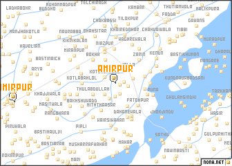 map of Amīrpur