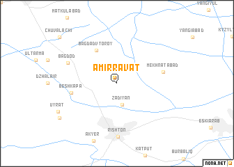 map of Amir-Ravat