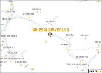 map of Amīr Sālārī-ye ‘Olyā