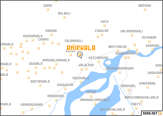 map of Amīrwāla