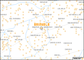 map of Amīrwāla