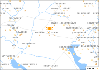 map of Amīr