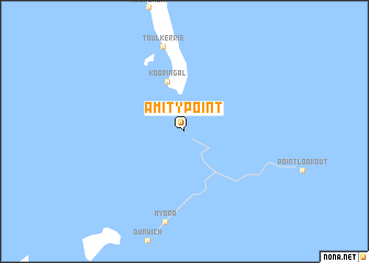 map of Amity Point