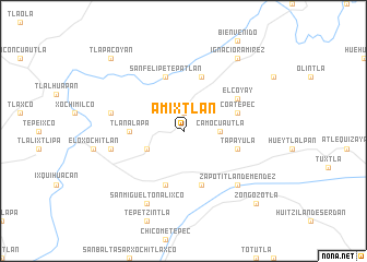 map of Amixtlán