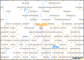 map of Āmjāni