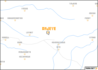 map of Āmjeye