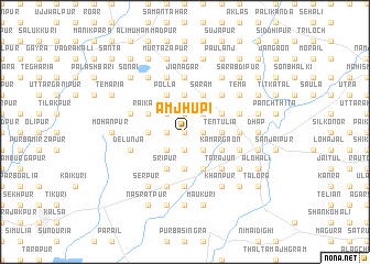 map of Āmjhupi