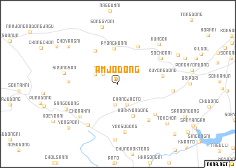 map of Amjŏ-dong