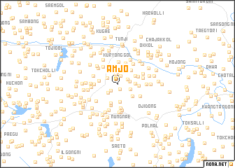 map of Amjŏ