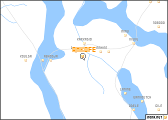 map of Am Kofé