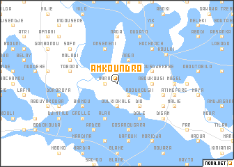 map of Amkoundro