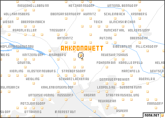 map of Am Kronawett