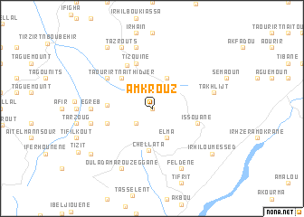 map of Amkrouz