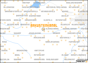 map of Am Küstenkanal