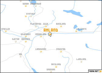 map of Åmland