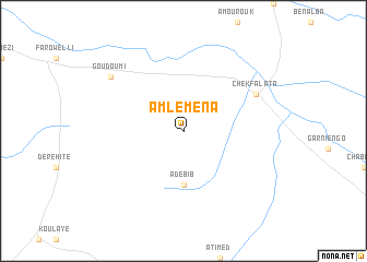 map of Am Léména