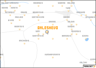 map of Amleshevo