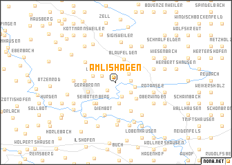 map of Amlishagen