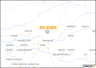 map of Am Loubia