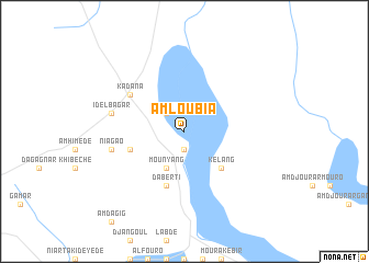 map of Am Loubia
