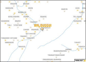 map of Amlouggui