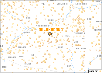 map of Amlūk Bānda