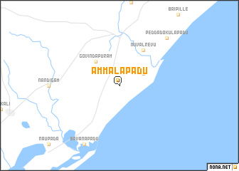 map of Ammalapādu