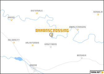 map of Ammans Crossing