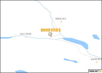 map of Ammarnäs