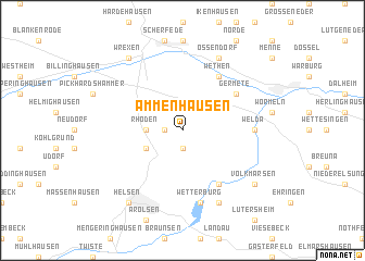 map of Ammenhausen