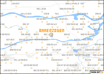 map of Ammerzoden