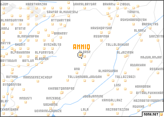 map of ‘Ammīq