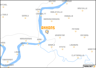 map of Ammons