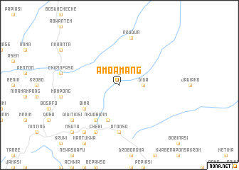 map of Amoamang