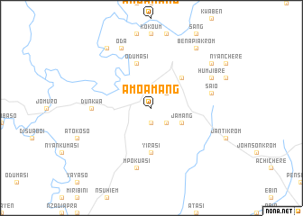 map of Amoamang