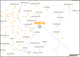 map of Amocal