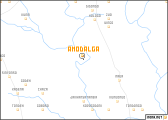 map of Amodalga