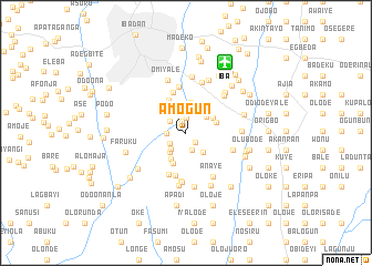 map of Amogun