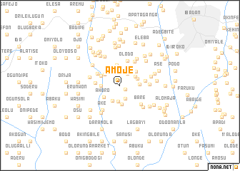 map of Amoje