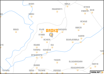 map of Amoko