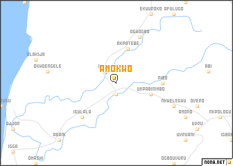 map of Amokwo