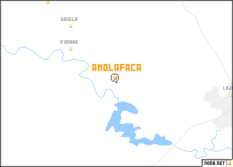 map of Amola Faca