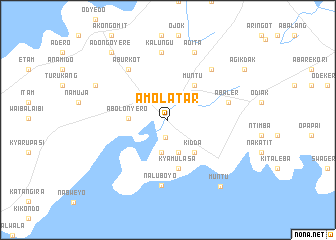 map of Amolatar