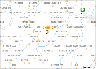 map of Amola