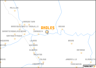 map of Amoles
