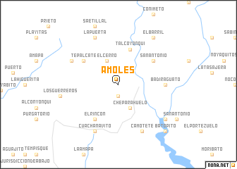 map of Amoles